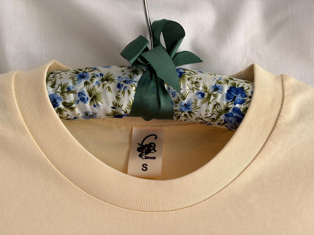 Damen T-Shirt mit Schleifen aus Bio-Baumwolle