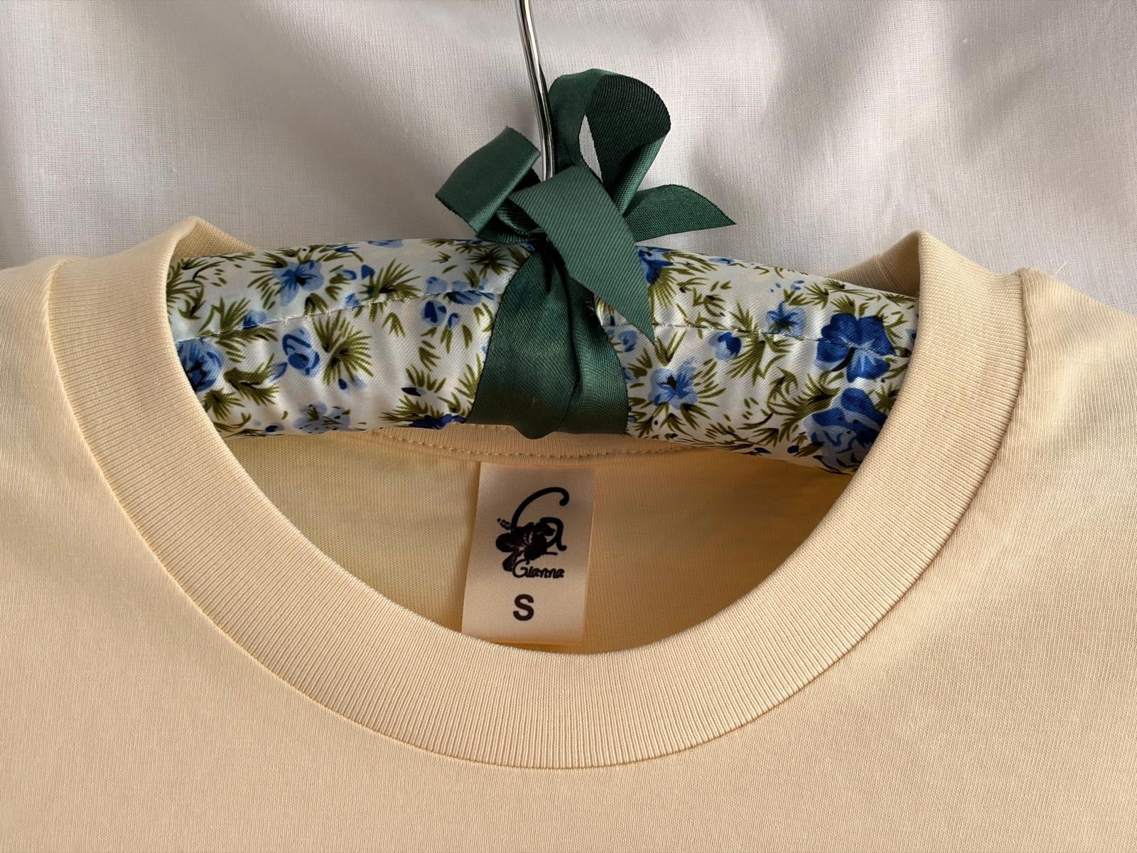 Damen T-Shirt mit Schleifen aus Bio-Baumwolle